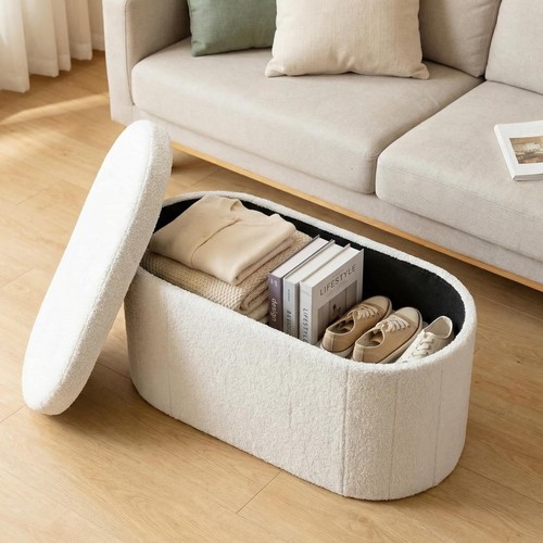 Folding storage ottoman bench - folding,