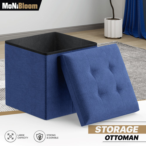Navy blue folding storage - folding,