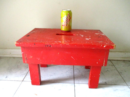 Vtg country stool - country,